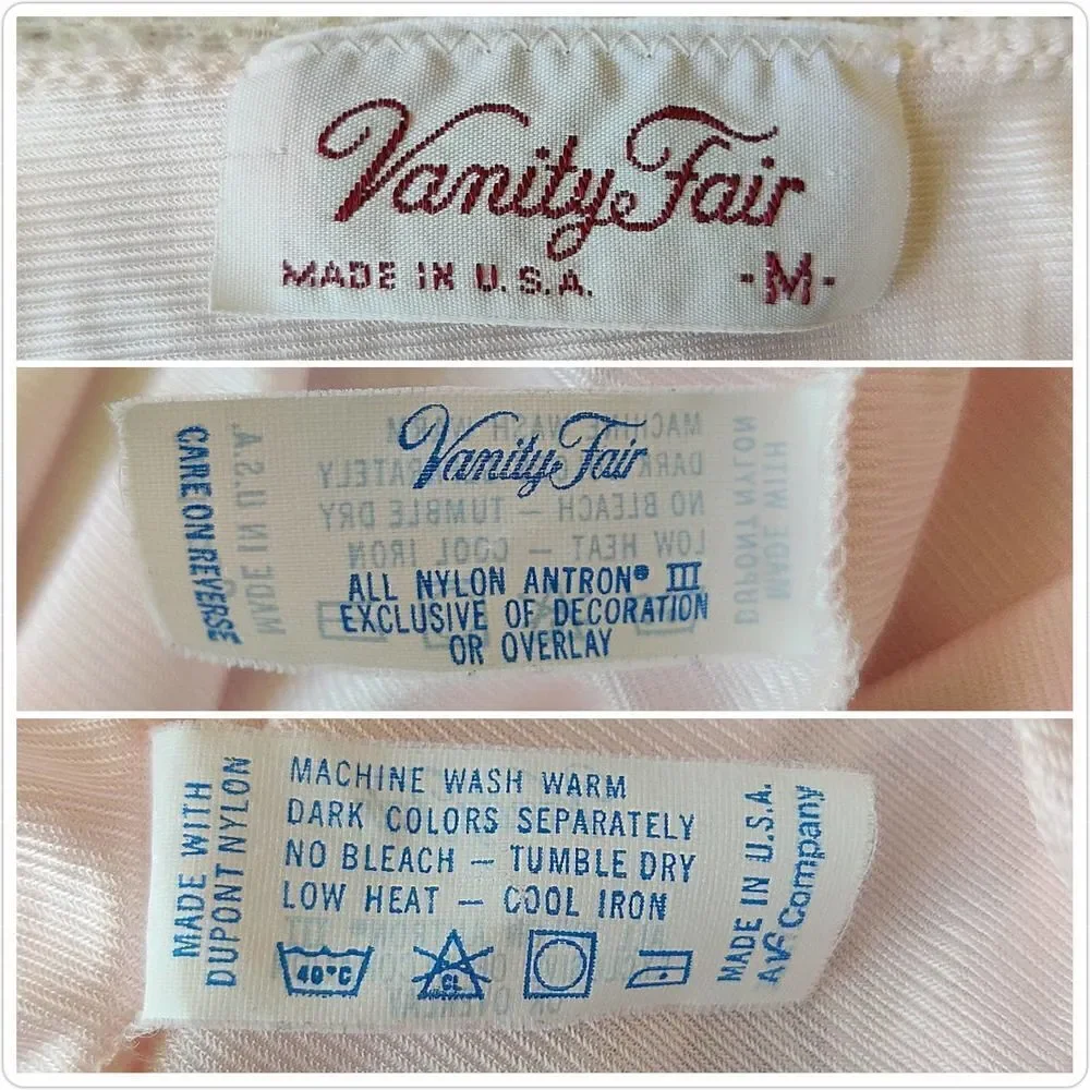 Vintage Vanity Fair short sleeve button front nightgown housecoat M